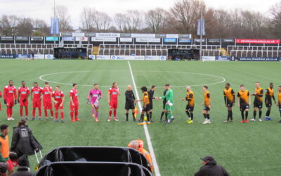 Cray Wanderers 2019-20 – That was the season that wasn’t – Pictorial Review – League Match 21 – Cray Wanderers vs. Leatherhead, 26/12/19