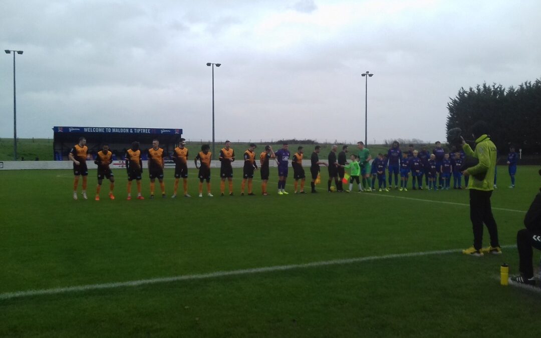 Cray Wanderers 2019-20 – That was the season that wasn’t – Pictorial Review – FA Trophy 1QR- Maldon & Tiptree vs Cray Wanderers, 26/10/19