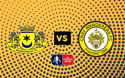 Moneyfields vs Cray Wanderers – FA Cup 2QR – 3/10/20 – Club Coach travel available