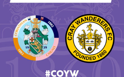 Corinthian Casuals vs Cray Wanderers – Isthmian Premier – Tuesday 14th September, 7.45pm – Match Preview and Directions