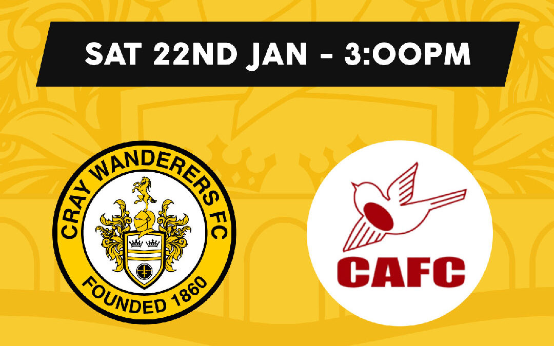 Cray Wanderers vs Carshalton Athletic – Isthmian Premier, Sat. 22nd January, 3pm – Match Preview