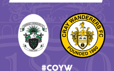 Haringey Borough vs Cray Wanderers – Isthmian Premier – Saturday 9th October, 3pm – Match Preview & Directions