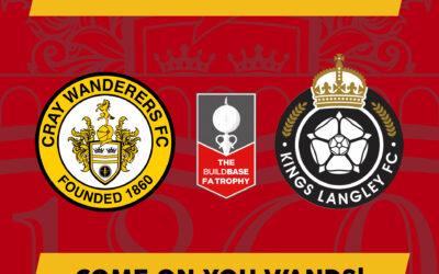 Cray Wanderers vs Kings Langley, FA Trophy 3rd Qualifying Round: Sunday 31st October, 3pm – Match Preview