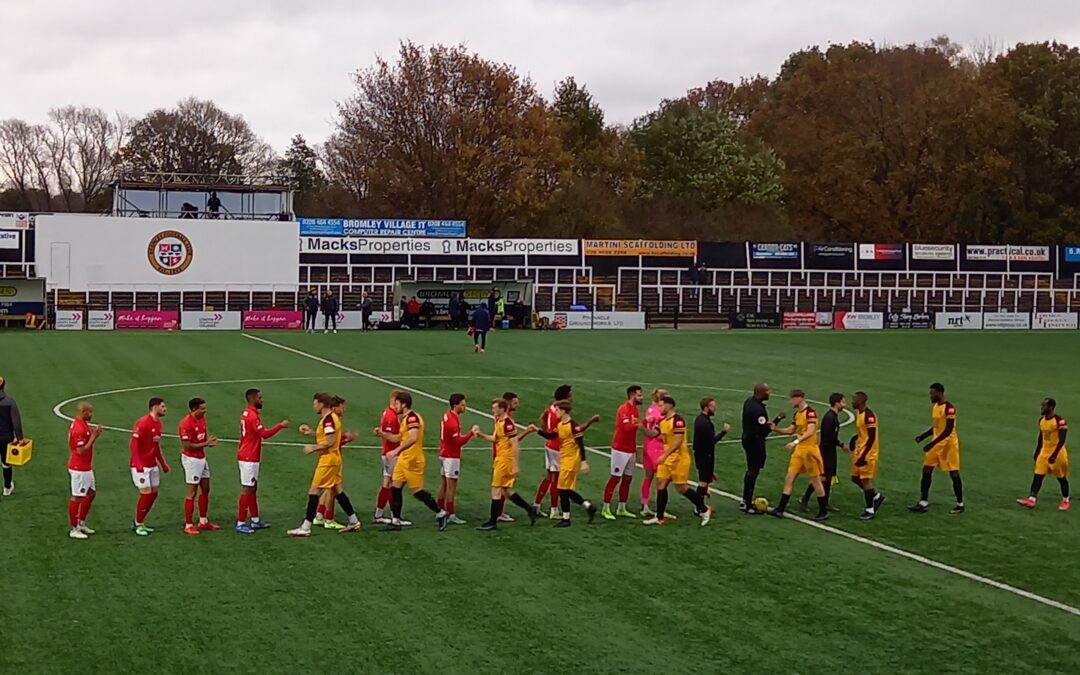 Cray Wanderers 2 Ebbsfleet United 2 – FA Trophy 2nd Round, 27/11/21, Cray win 5-3 on penalties