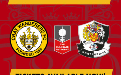 Cray Wanderers vs Dartford – FA Trophy 3rd Round – Saturday 18th December, 3pm: Match Preview