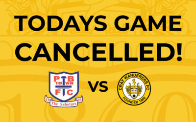 GAME CANCELLED – POTTERS BAR VS CRAY