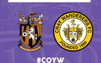 Folkestone Invicta vs Cray Wanderers – Isthmian Premier, Tues 15th February, 7.45pm  – Match Preview & Directions