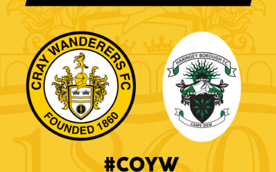 Cray Wanderers vs Haringey Borough – Isthmian Premier, Wednesday 9th March, 7.45pm – Match Preview