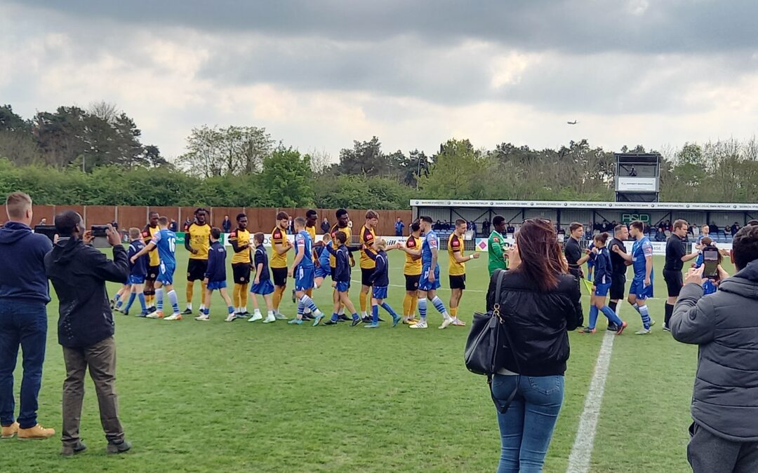 Bishop’s Stortford 3 Cray Wanderers 1 – Isthmian Premier, Sat 23rd April – Match Report