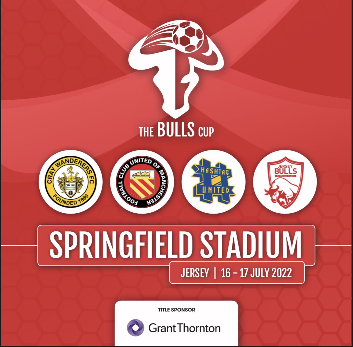 Jersey Bulls vs Ascot United - Match Programme￼ - Jersey Bulls FC