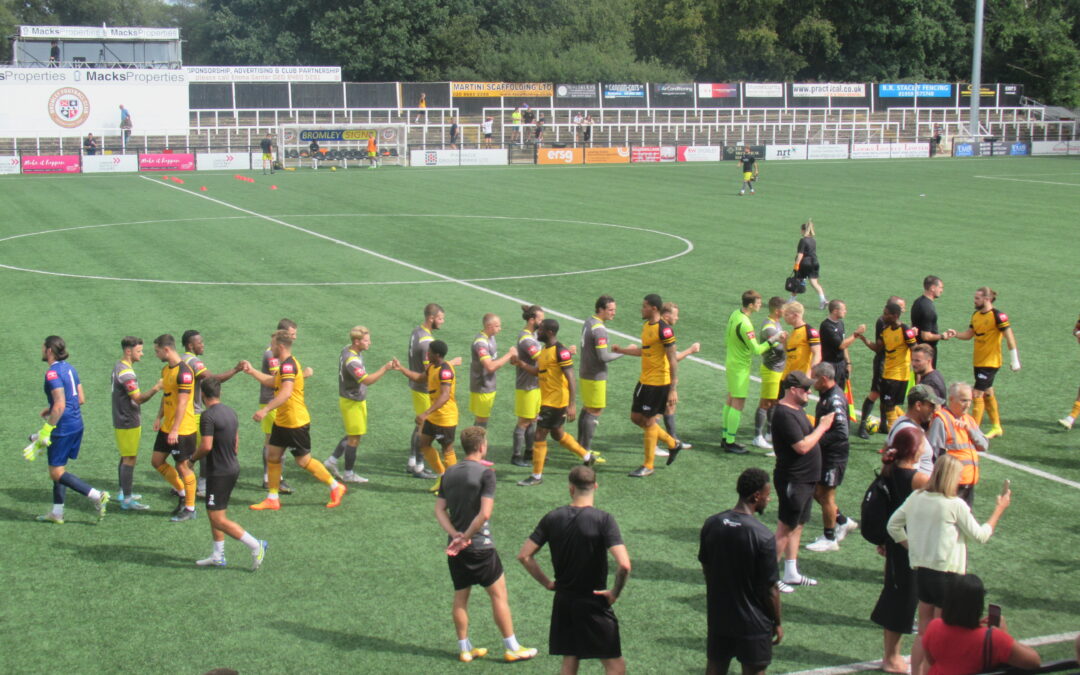 Cray Wanderers 1 Canvey Island 0 – Isthmian Premier – Saturday 20th August, Match Report