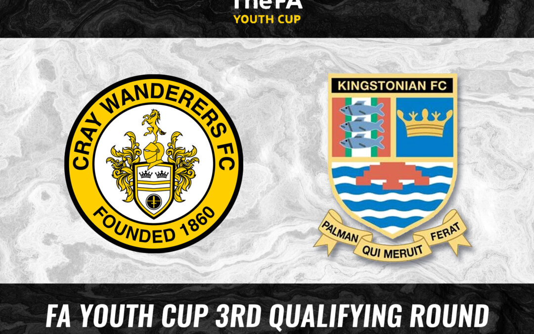 Cray Wanderers vs Kingstonian – FA Youth Cup 3QR – Friday 14th October, 7.45 pm – Match Preview