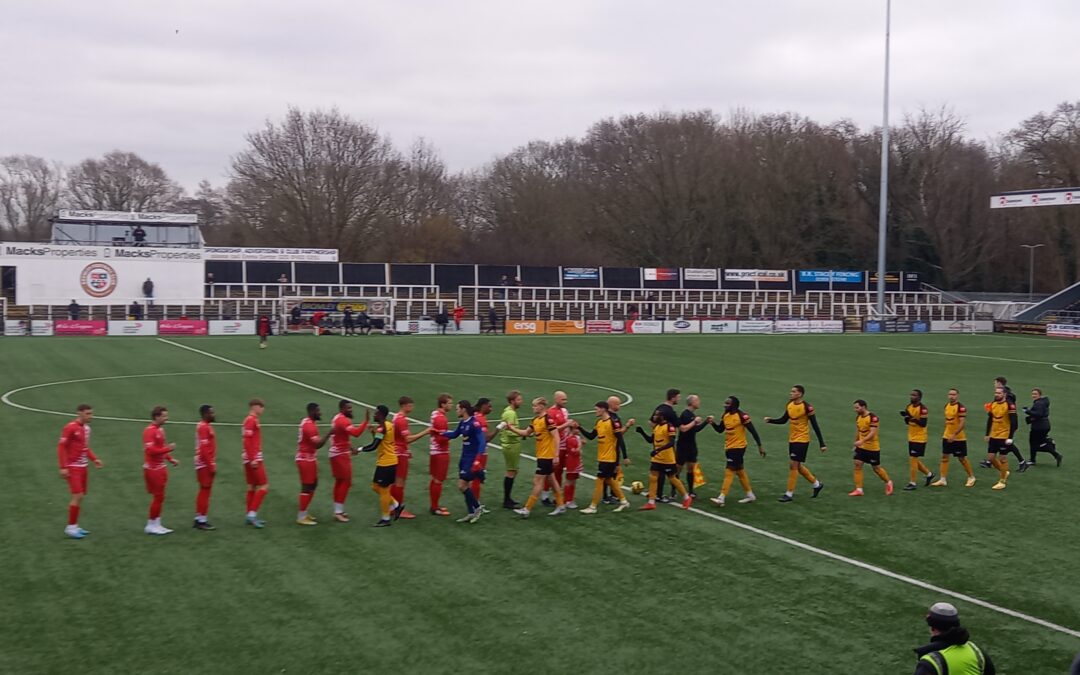 Cray Wanderers 2 Carshalton Athletic 1 – Isthmian Premier, Saturday 11th February, Match Report