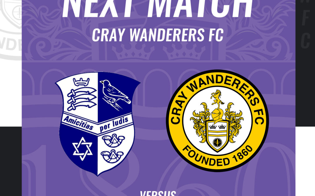 Wingate & Finchley vs Cray Wanderers – Isthmian Premier, Saturday 4th November – 3 pm – Match Preview & Directions