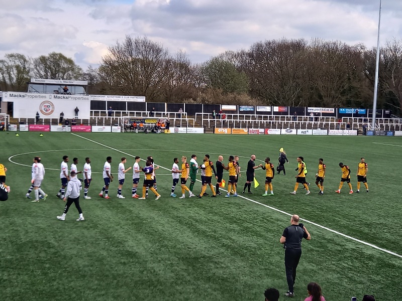 Cray Wanderers 1 Corinthian Casuals 0 – Isthmian Premier, Saturday 8th April – Match Report