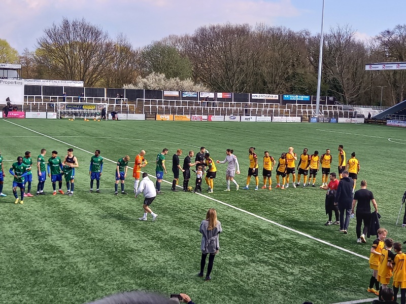 Cray Wanderers 2 Kingstonian 0 – Isthmian Premier, Saturday 15th April – Match Report