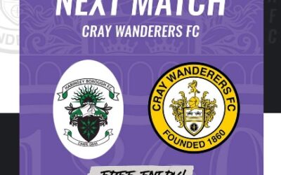 Haringey Borough vs Cray Wanderers – Isthmian Premier, Saturday 22nd April, 3 pm – Match Preview & Directions