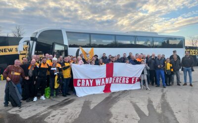 Cray Wanderers Awards Presentation/Meet the management and players night – Weds 3rd May, 7 pm @ Flamingo Park