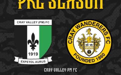 Cray Valley PM vs Cray Wanderers – PSF – Tuesday 18th July, 7.45 pm – Match Preview & Directions