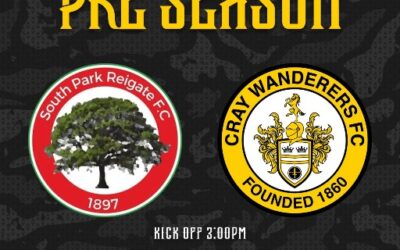 South Park Reigate vs Cray Wanderers – PSF – Saturday 5th August – 3 pm – Match Preview & Directions