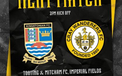 Kingstonian vs Cray Wanderers – Isthmian Premier – Saturday 30th September, 3 pm – Match Preview & Directions