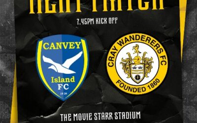 Canvey Island vs Cray Wanderers – Isthmian Premier, Tuesday 24th October, 7.45 pm – Match Preview & Directions s