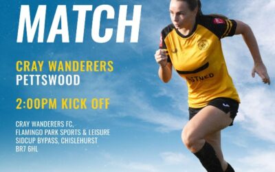 Cray Wanderers Women 8 Petts Wood Ladies 1 – SCEWFL Division One West – Sunday 17th December – Match Report