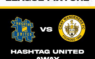 Isthmian Premier League Fixtures Announced – Cray Wanderers away to Hashtag United first game (10/8/24), first home match vs. Cray Valley PM, (Tues 13th August)