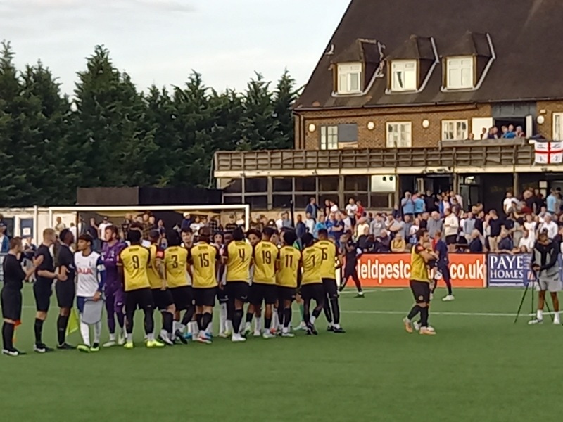 Cray Wanderers 2 Tottenham Hotspur U23s 2 – PSF – Tuesday 6th August – Match Report