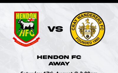 Hendon vs Cray Wanderers – Isthmian Premier – Saturday 17th August – 3 pm – Match Preview & Directions