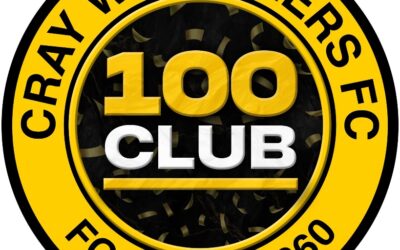 Cray Wanderers 100 Club Draw Result for September