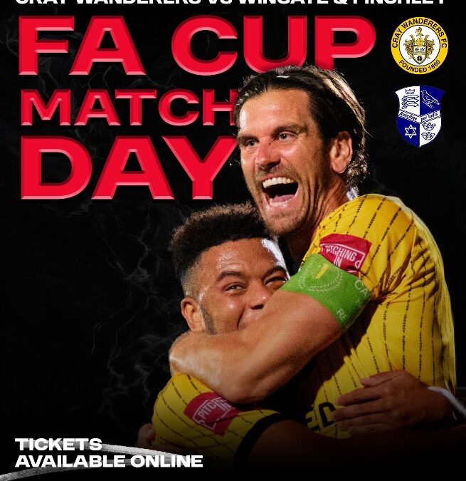 Cray Wanderers vs. Wingate & Finchley – FA Cup 2QR – Saturday 14th September, 1 pm – Match Preview/The Pre-Match thoughts of Neil Smith/Directions