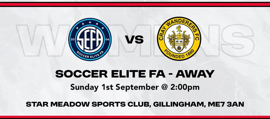 Soccer Elite FA Women vs Cray Wanderers Women – Adobe Women’s FA Cup 1st Qualifying Round – Sunday 1st September, 2 pm