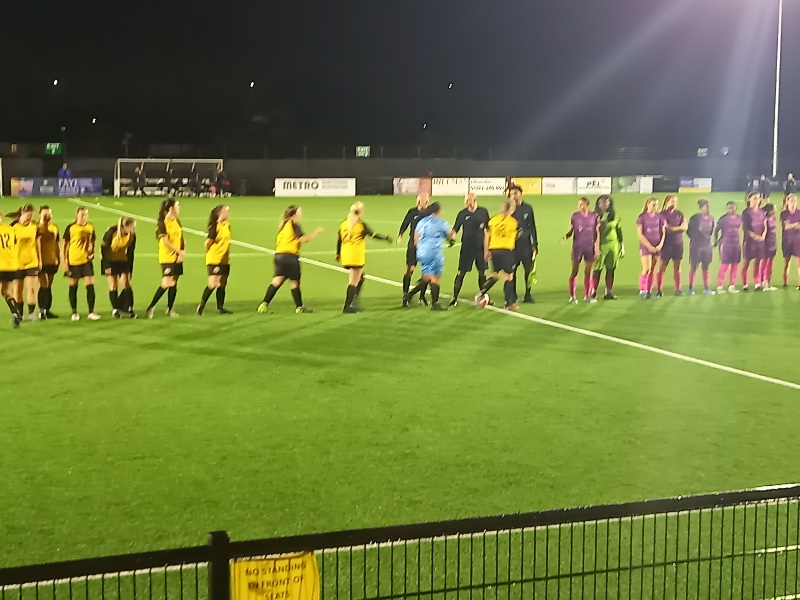 Cray Wanderers Women 0 Sutton United Women 4 – Isthmian League Cup – Wednesday 9th October – Match Report