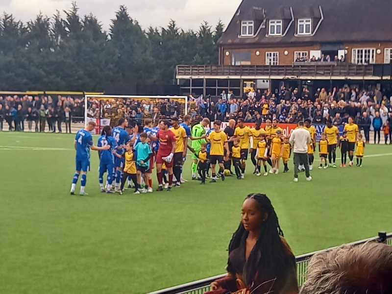 Cray Wanderers 0 Tonbridge Angels 1 – FA Cup 4QR – Saturday 12th October – Match Report