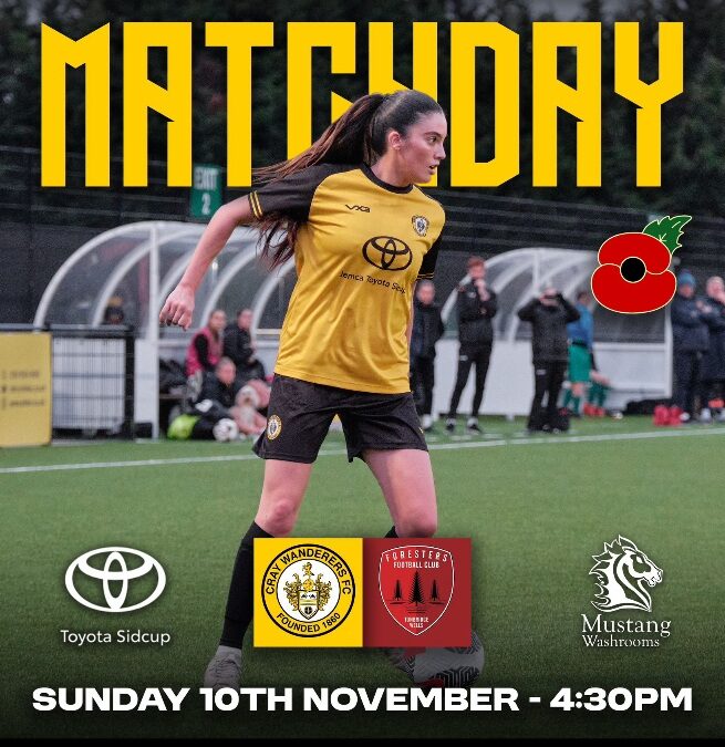 Cray Wanderers Women 4 Tunbridge Wells Foresters 3 – SECWFL Premier – Sunday 10th November – Match Report