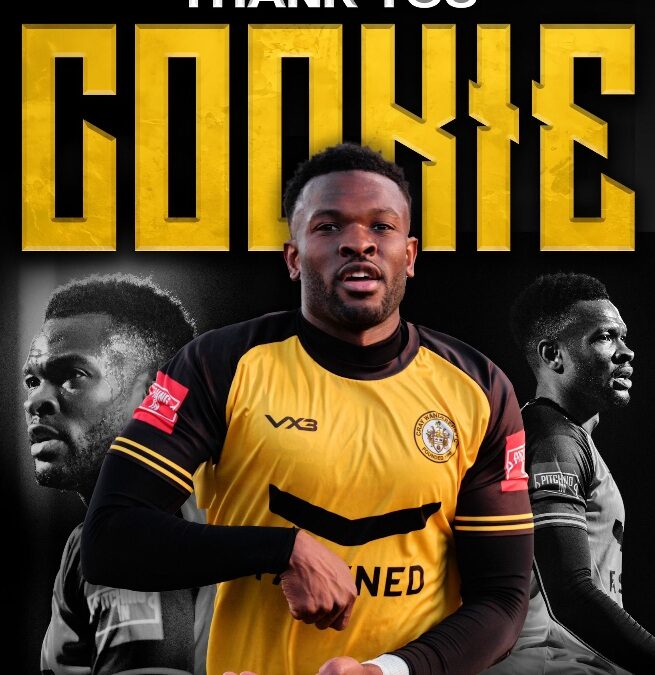 Cray Wanderers Squad Update – Anthony Cook announces his departure from the club!