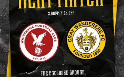 Whitehawk vs Cray Wanderers – Isthmian Premier – Saturday 25th January, 3 pm – Match Preview & Directions – GAME ON!!