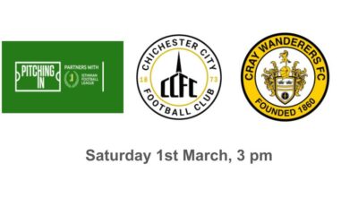 Chichester City v Cray Wanderers – Isthmian Premier – Saturday 1st March, 2025, 3 pm – Match Preview & Directions