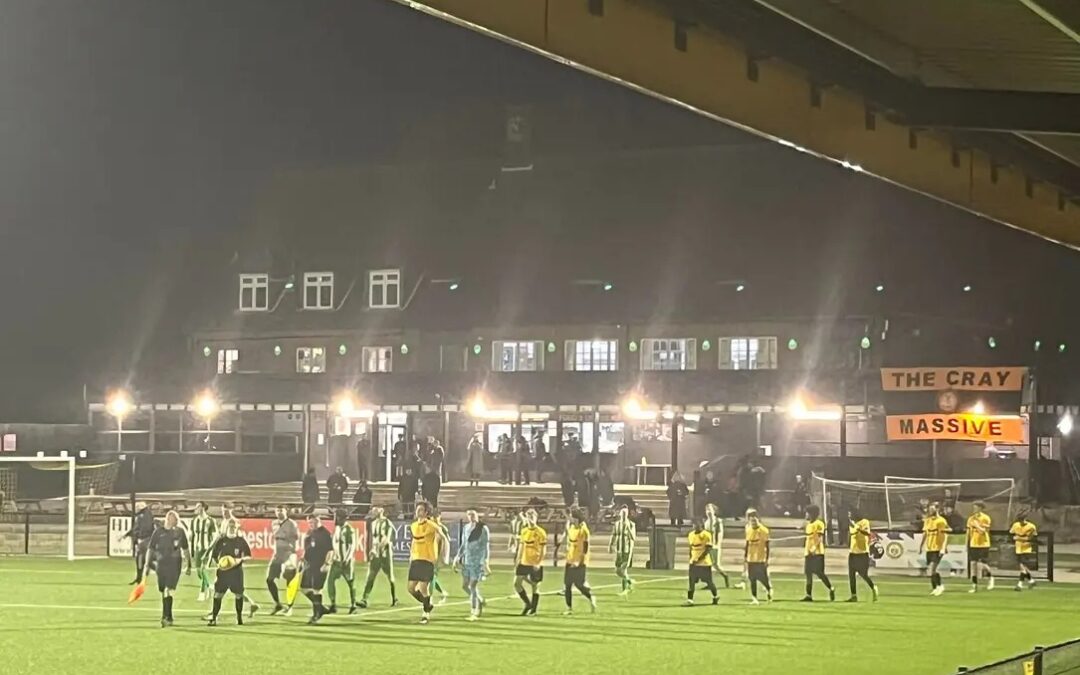 Cray Wanderers U23s 9 v Rusthall U23s 2 – Presence & Co Southern Counties East Football League Development League West  – Friday 7th March 2025, 7:45 PM + Metrogas U18s 1  Cray Wanderers U18s Lions 0 – KYL League Cup – SF – 9/3/25